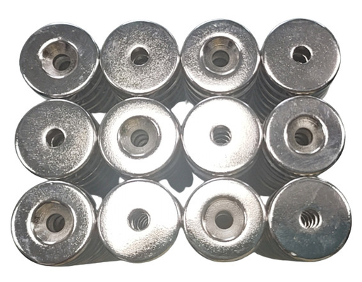 खरीदें N52 डिस्क मोटी नियोडायम काउंटर्संक मैग्नेट 19 मिमी व्यास x 6 मिमी online manufacture