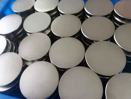 खरीदें छोटे पतले कस्टम Neodymium मैग्नेट मजबूत दौर फ्लैट Ndfeb चुंबक 15mmX1mm online manufacture